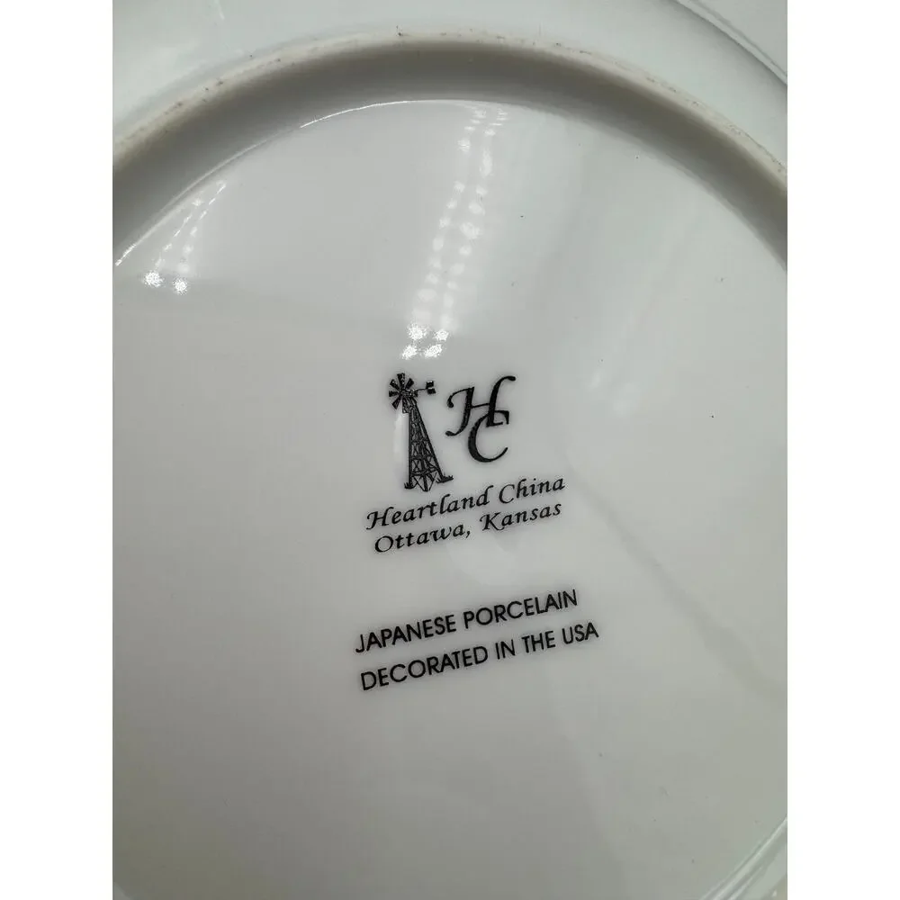 Vintage Oklahoma State University Dinnerware by Heartland China 3 PCS Porcelain